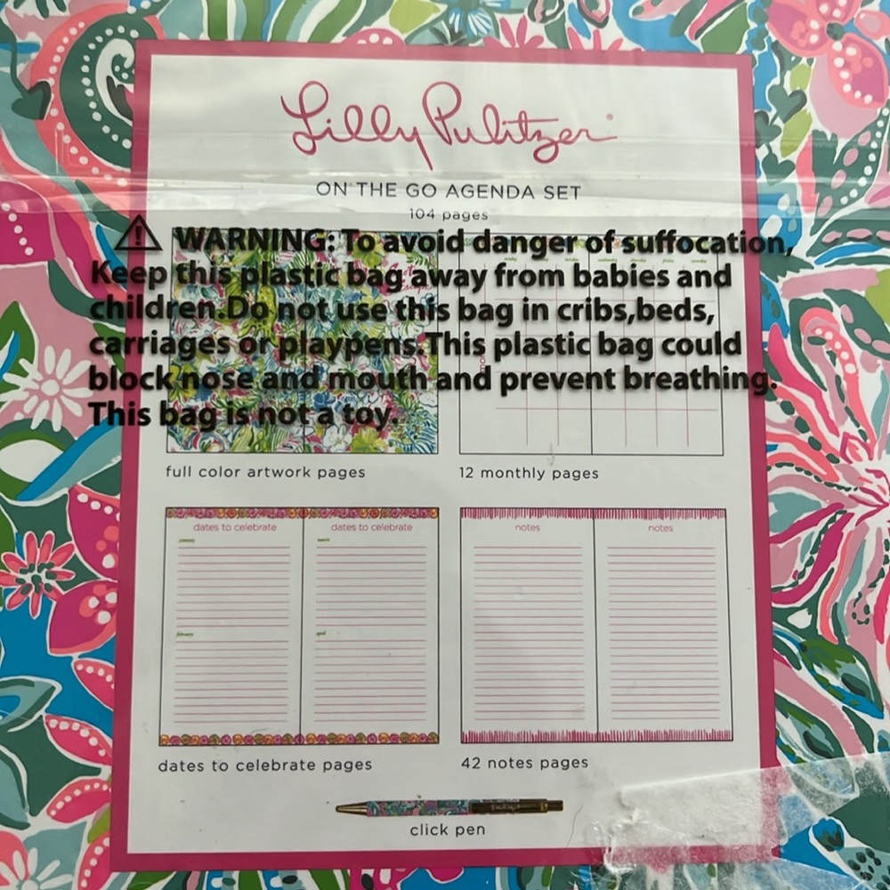 Lilly Pulitzer Colorful Home Office Set - Picture 10 of 16